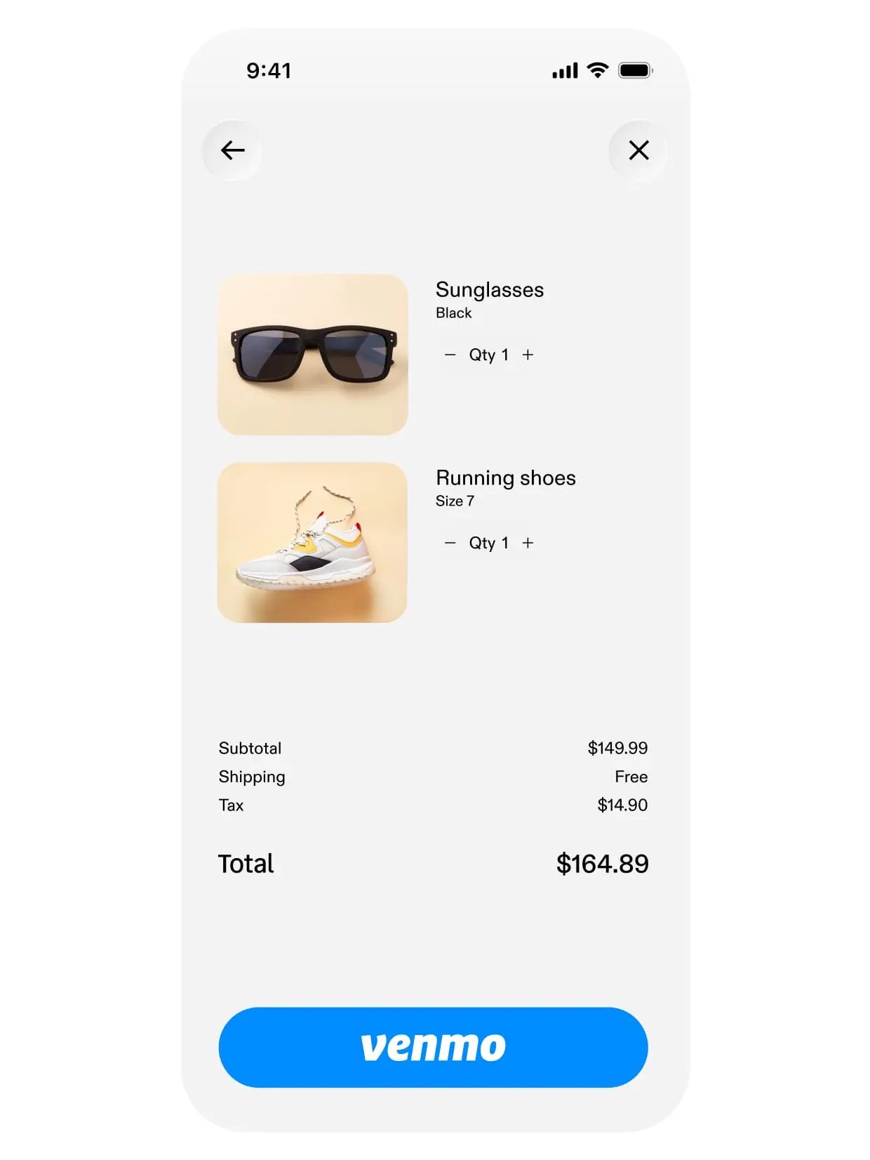 Checkout with Venmo