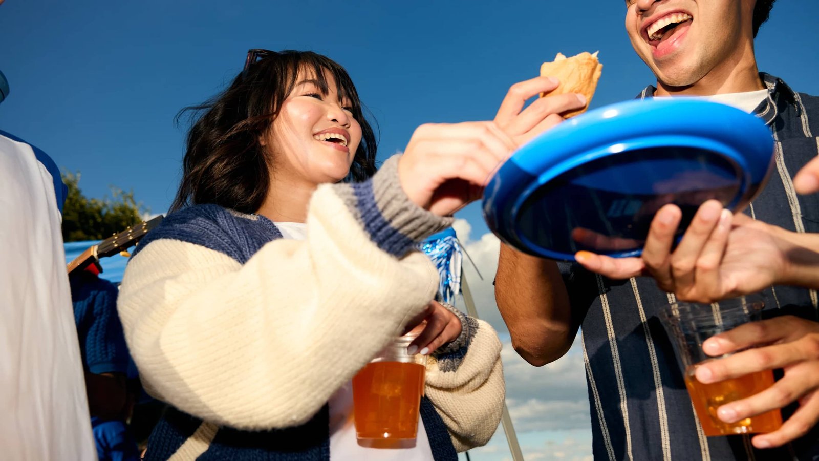 Friends enjoying a day out, sharing payments through Venmo